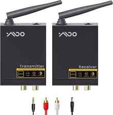 YMOO 2.4Ghz Wireless Audio Transmitter Receiver, 320ft Long Range Jack Adapter picture