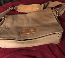 Messenger Skorch Bag Tan Brown Computer Laptop Canvas Carry All Bag Cross Body picture