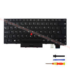 Non-backlit Keyboard for Lenovo Thinkpad T470/T480/A475/A485/01AX393 (UK Layout) picture