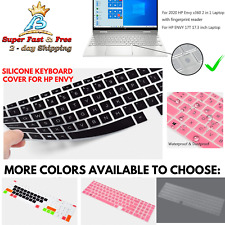 Laptop Keyboard Skin Cover Protector For HP Envy x360 17T Fingerprint Reader NEW picture