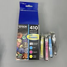 4 Epson 410 Standard Ink Cartridges 1 Photo Black 1 Magenta 1 Cyan 1 Yellow New picture