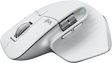 Logitech MX Master 3S Wireless Performance Mouse, Ergo, 8K DPI, Pale Grey - USED picture