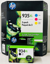 New Genuine HP 934XL 935XL Black Color 4PK Ink Cartridges OfficeJet Pro 6815 picture