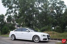 Cars audi a4 white vossen wheels Gaming Desk Mat picture