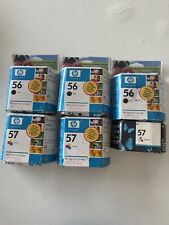 3 Full Set HP 56 57 Ink Cartridge Combo for HP7660 7755 Printer-OEM INK-Expired picture