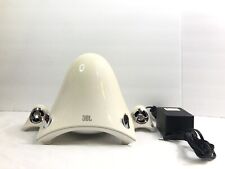 JBL Creature Self Powered Satellite Speakers/ Subwoofer White E204594 w power picture