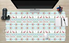 3D Snowflake Deer Xmas Tree G706 Christmas Non-slip Desk Mat Keyboard Pad Amy picture