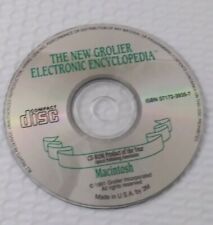 The New Grolier Electronic Encyclopedia for Mac 1991 Vintage CD Disc only USA picture