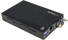 New Startech Gigabit Ethernet to Multi Mode LC Fiber Media Converter ET91000LC2 picture
