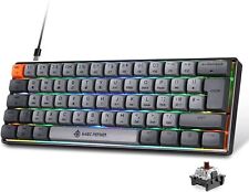UK Layout 60% Percent Mechanical Gaming Keyboard RGB Backlight USB C for PC, PS4 picture