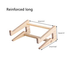 Portable Laptop Stand Solid Wood Heat Dissipation Cooling Holder For Desktop picture
