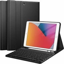 Bluetooth Keyboard Case for iPad 9th Generation 10.2 Soft TPU Back Stand Cover picture