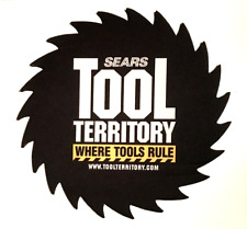 Sears Vintage Tool Territory Where Tools Rule Circular Saw Blade Shape Mouse Pad picture