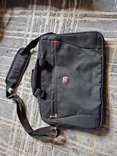 Swiss Gear SWISSGEAR Black/Gray Laptop Messenger Work Career School Bag picture