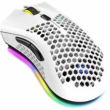 Wireless Mouse Wireless USB Gaming RGB LED 1600DPI Ergonomic Game PC Buttons picture