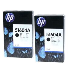 2PK Genuine HP 51604A Black Ink Cartridge Quietjet 2228A 2227B ThinkJet 2225 picture