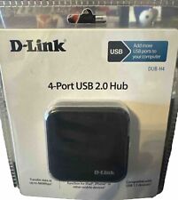 D-LINK USB 4 Port USB 2.0 Hub New In Box picture