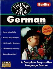 Berlitz Think & Talk German Pc Mac New XP Conversation Reading Grammar Everyday picture