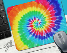 Tie-Dyed #4 MOUSE PAD - Hippie Peace Love 60's 70s Computer Mousepad Office Gift picture