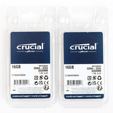 Crucial 64GB PC4-25600 CT16G4SFD832A DDR4 3200MHz 2Rx8 Laptop SO-DIMM (4X 16GB) picture