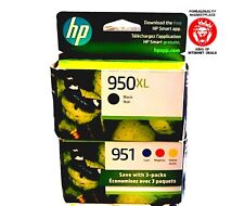 HP 4 Pack 950XL Black & 951 Cyan/Magenta/Yellow Original Ink Factory Sealed25/26 picture