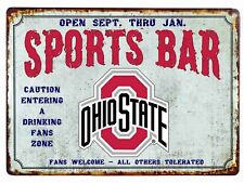 Ohio State Sports Fans Welcome Mouse Pad Tin Sign Art On Mousepad picture