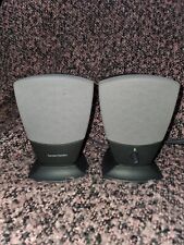 Harman Kardon HIPS-HB Pair Desktop Grey Computer Speakers Set Of Two picture