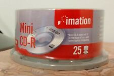 25 Imation Mini Discs CD-R Spindle 23 min 202 MB 8cm 80mm New Blank Recordable  picture