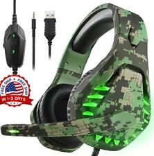 Cascos Auriculares Gaming Audifonos con Mic Gamer Gaiming Para PC Xbox One PS4 picture