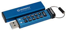 16GB Kingston Ironkey Keypad 200 AES-256 Flash Drive - Blue picture
