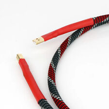 Hi-End USB Data Cable OCC Silver Plated USB Audio Cable HIFI Type A-B DAC Cable picture