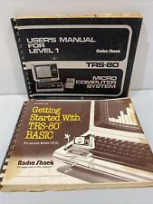 Radio Shack Getting Started with TRS-80 & Level 1 User Manual Set picture