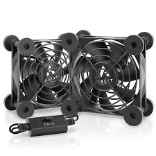 80mm USB Computer Fan 2-Pack, Silent Cooling for DVR, PlayStation, Xbox, PC Cabi picture
