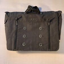 Ogio Midtown Messenger Over Shoulder Laptop Bag Black Button Detail picture