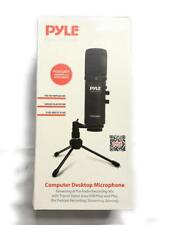 Pyle USB Plug & Play Computer Microphone, For Podcast Gaming & Streaming, Black picture