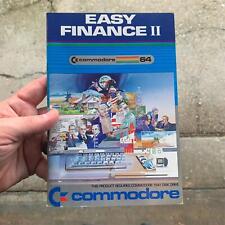 VTG Commodore 64 EASY FINANCE II Manual 1983 Commodore Electronics picture