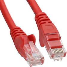 Cable Lan Ethernet UTP Rj-45 Patch Network Internet Red 0 10/12ft 9 13/16in Lead picture