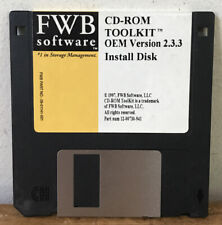 Vtg 1997 FWB Software CD-ROM TookKit oEM Version 2.3.3 Install Software Disk picture