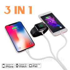 3 in1 USB Magnetic Charger Cable for Apple Watch iWatch SE 6 5 4 3 2 iPhone Lot picture