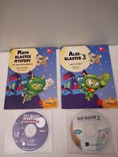 1996 ALGE-BLASTER 3 AND 1994 MATH BLASTER MYSTERY CD - DAVIDSON picture