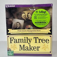 Broderbund Family Tree Maker 2-CD Set Version 4 Windows 95/3.1 Sealed picture