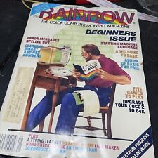 Vintage Tandy Rainbow The color Computer Magazine  1984 picture