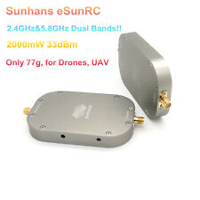 Sunhans eSunRC SHRC5824G2WP 2.4GHz&5.8GHz Dual Band 2000mW 33dBm WiFi Booster picture
