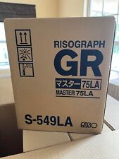 Risograph S-549LA Thermal Masters 75LA  NEW  . 10 boxes available  Best Price picture