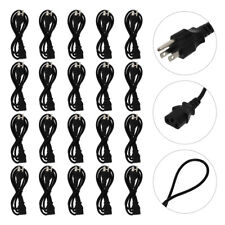 Lot of 100 4FT AC Power Cord Cable 3Prong US Plug for TV PRINTER PC DESKTOP Dell picture
