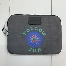 Marc Jacobs Gray Melange Laptop Sleeve Case Neoprene Tech Follow The Sun NEW* picture