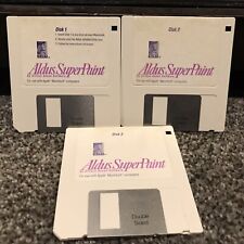 Vintage- Aldus Superpaint - 3 Apple Macintosh Mac Disks- 1991 picture