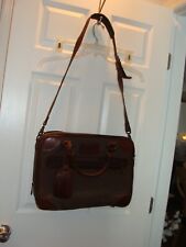 COCA COLA ~ Laptop Bag ~ Brief Case ~ Leather ~ 16x12x5 ~ Very Great Condition ~ picture