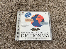 The American Heritage Dictionary Reference Tool for Windows 3.1 / 95 by Softkey picture