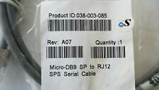 New - 038-003-085 Genuine OEM Dell EMC MICRO DB9 TO RJ12 SPS Serial Cable (65-6) picture
